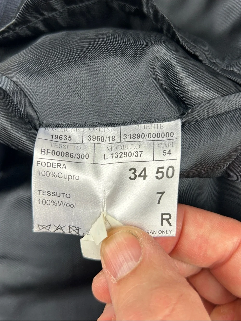CANALI Sport Coat Jacket Mens 40R Two Button Wool Dark Blue Recent Tag Italy